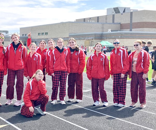Central Girls Track at Waukon