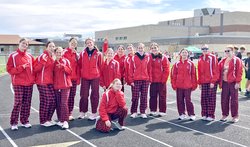 Central Girls Track at Waukon