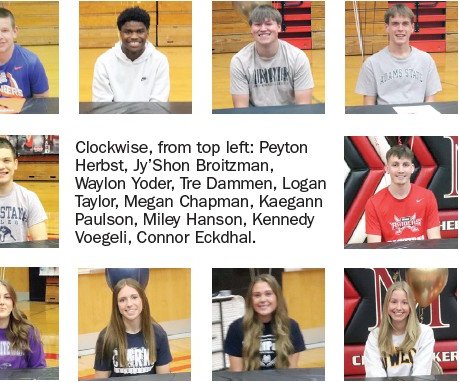 Ten Monroe High School seniors to compete in college athletics