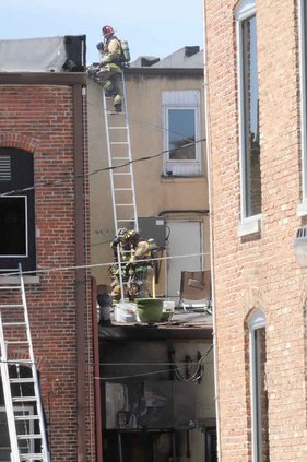 downtown fire