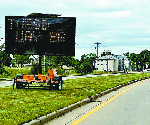 Road sign Highway 18