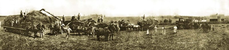Wagner threshing 1917