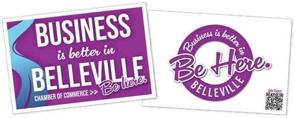 be here belleville logo