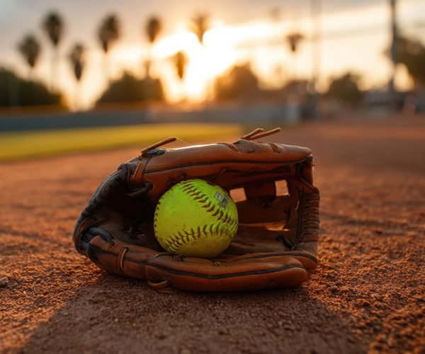 Softball Stock Photo