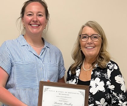 Donna Harley is honored