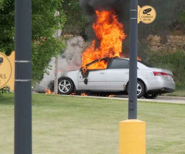 Car Totaled After Fire