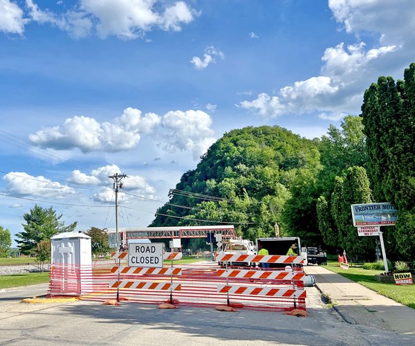 Bloody Run Bridge Construction