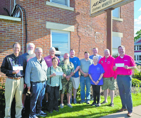 Eagles Club check presentation 2026