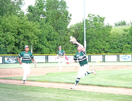 Bryce Lenzendorf Catch Alan Hernandez 3rd Base