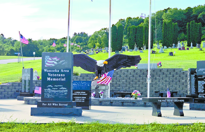 Wauzeka Veterans Memorial eagle 2026