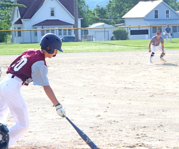Brody Ray hit towards Stoddard shortstop