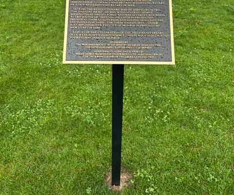 President Monroe Plaque