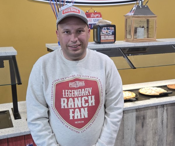 Jason Halkias at Pizza Ranch