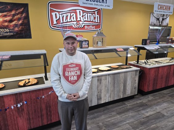 Jason Halkias at Pizza Ranch