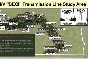765 kV transmission line BECI map