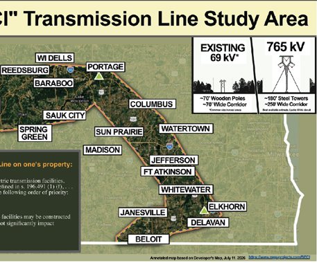 765 kV transmission line BECI map