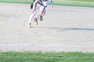 Carter Copsey fields ground ball vs Gays Mills
