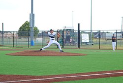 Parker Bedward pitching vs G-E-T