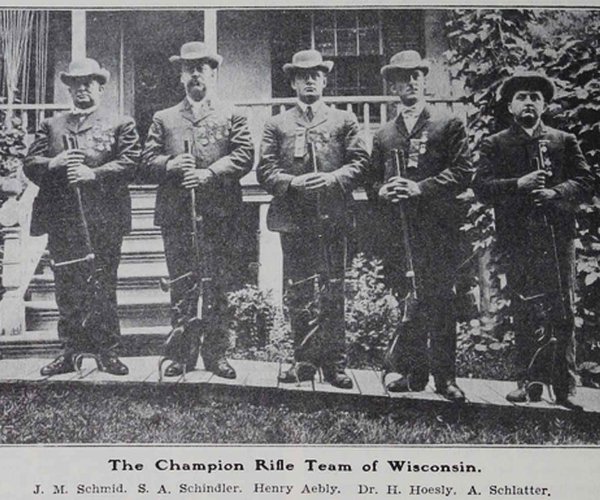 The Champion Rifle Team of Wisconsin
