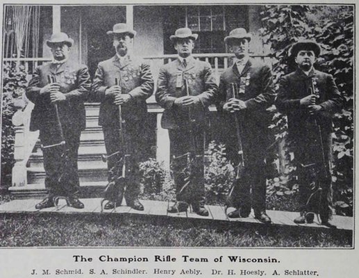 The Champion Rifle Team of Wisconsin