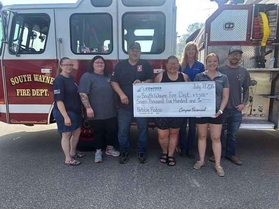 Compeer donates to area emergency services