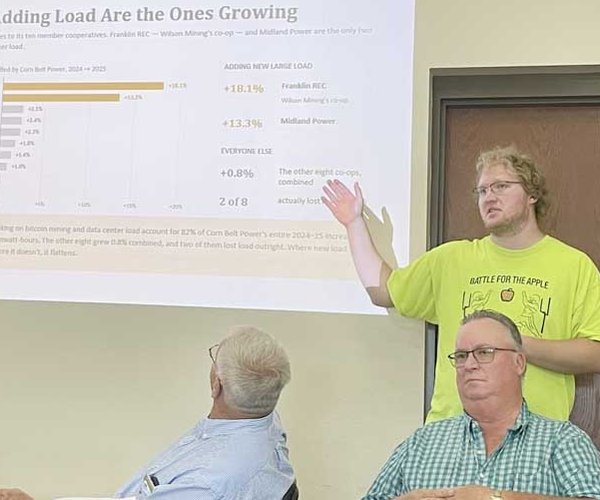 Wilson Mining at Clayton County BOS meeting