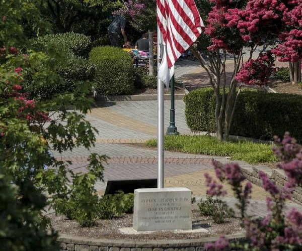 flag at half staff