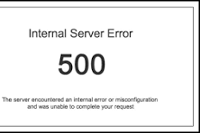server error