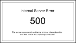 server error