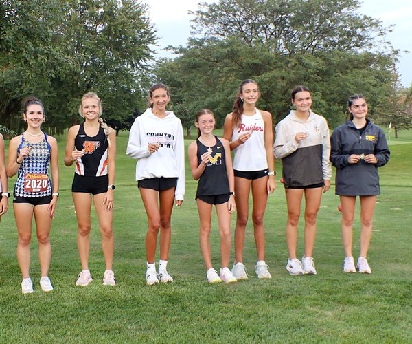 MFL MarMac girls cross country at Ed-Co