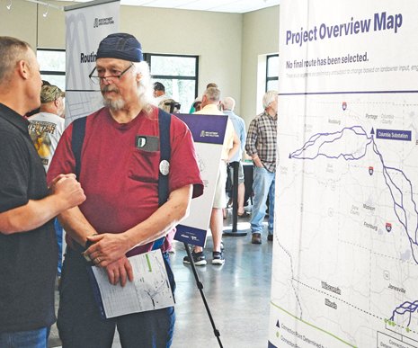 BECI 765 kV transmission line open house in Gays Mills