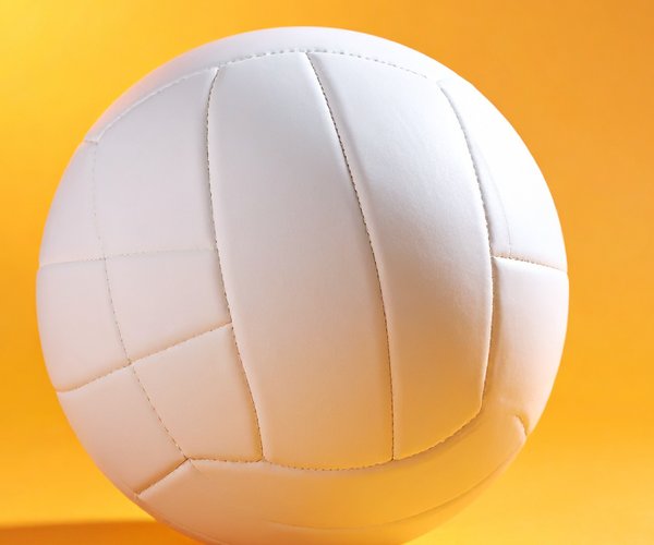 Generic white volleyball