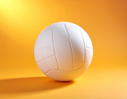 Generic white volleyball