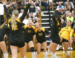 Cuba City VB celebration
