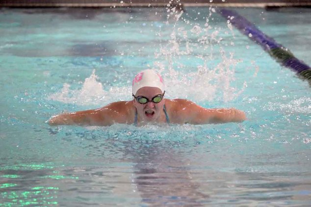 Swim team home meet