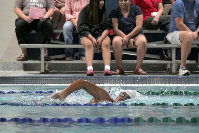 Swim team home meet