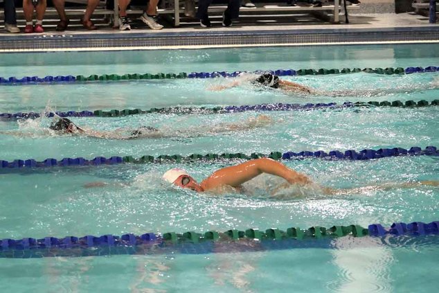 Swim team home meet