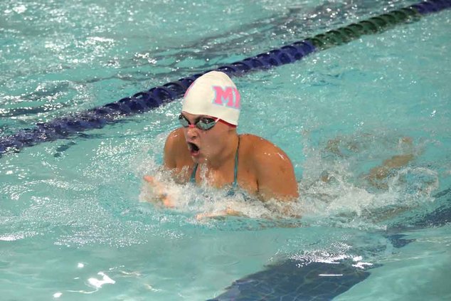 Swim team home meet