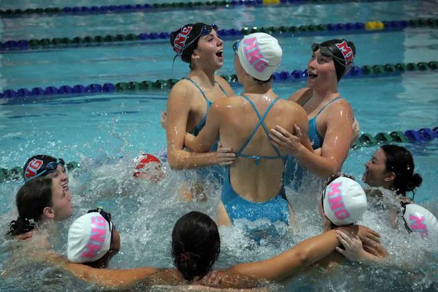 Swim team home meet
