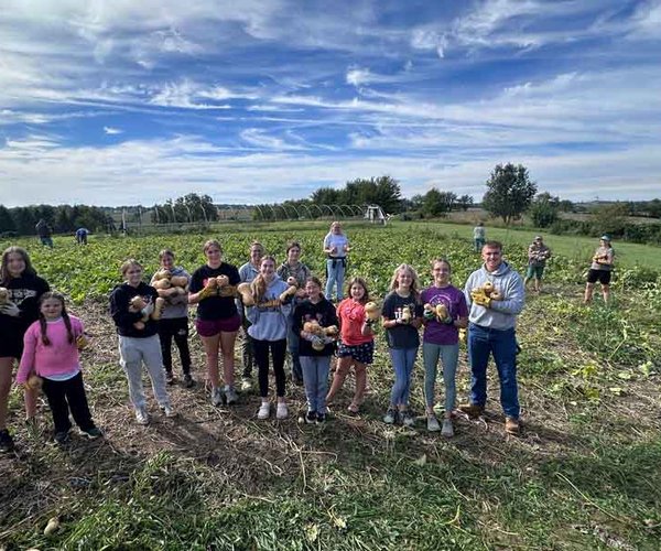 Young American 4-H group