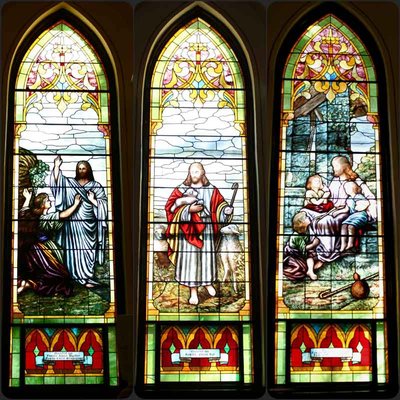 IUCC stained glass window dedicated