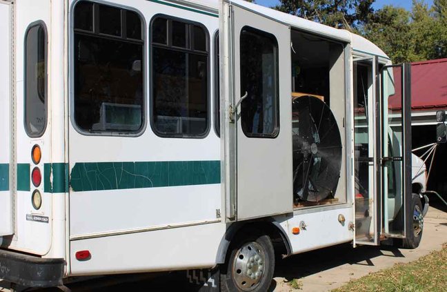 KidWind training lab bus