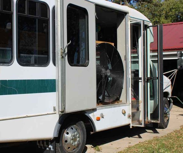 KidWind training lab bus